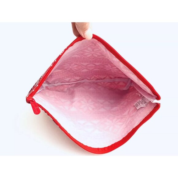 Thirty-one Zipper Pouch, Holiday Fair Isle - Picture 5 of 7